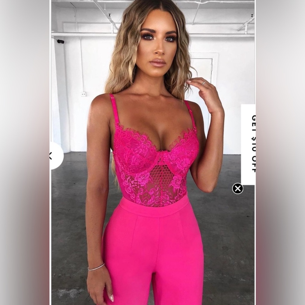 Hot pink bodysuit NWT from baby boo